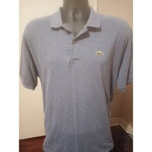 Lacoste Men Regular Fit Blue Polo Shirt Menswear Classic Casual Top size 7 2XL